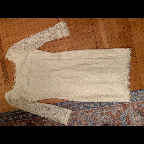 Diane von furstenberg DVF ivory white lace sarita - Picture 3 of 4